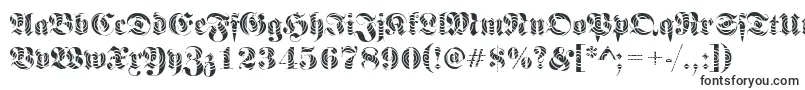 Шрифт FrakturwindingRegular – жирные шрифты