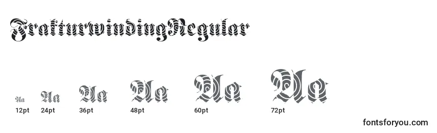 FrakturwindingRegular Font Sizes
