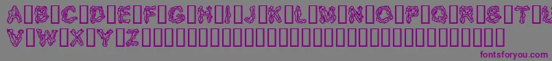 Longmuire Font – Purple Fonts on Gray Background