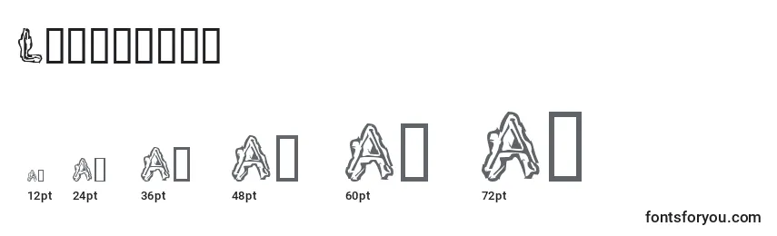 Longmuire Font Sizes