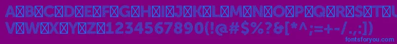 More about ZimbraBold Font ZimbraBold Font – Blue Fonts on Purple Background