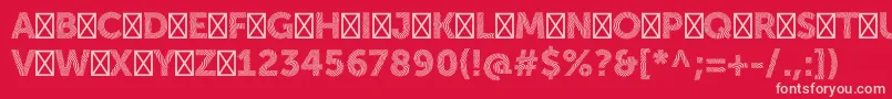 More about ZimbraBold Font ZimbraBold Font – Pink Fonts on Red Background