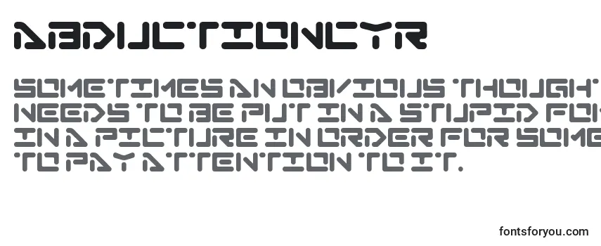 Abductioncyr Font