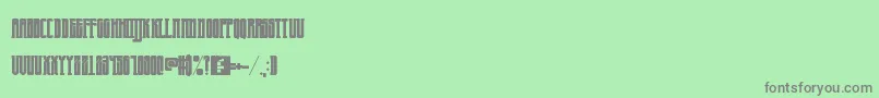Goldminer Font – Gray Fonts on Green Background