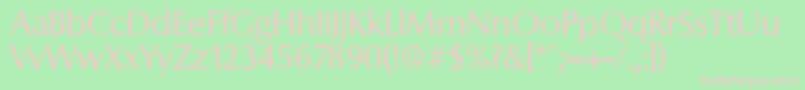 ColumbiaserialRegular Font – Pink Fonts on Green Background