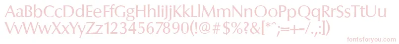 ColumbiaserialRegular Font – Pink Fonts on White Background