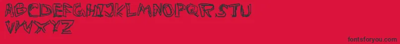 More about PrivateDeath Font PrivateDeath Font – Black Fonts on Red Background