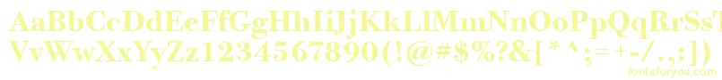 BodoniTwelveItcTtBold Font – Yellow Fonts