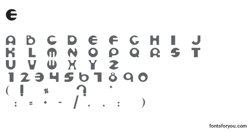 Espheres font – alphabet, numbers, special characters