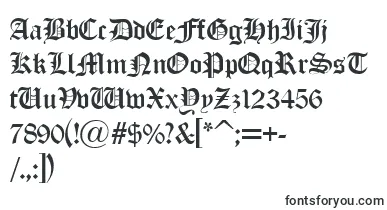 Old London font – medieval Fonts
