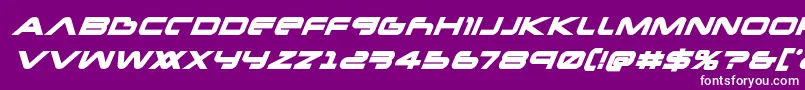 Więcej informacji o czcionce Newmarsboldital Czcionka Newmarsboldital – białe czcionki na fioletowym tle