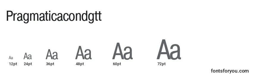Pragmaticacondgtt Font Sizes