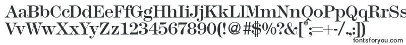 Шрифт Modern438Regular – многолинейные шрифты
