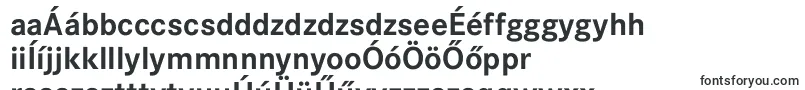 Шрифт CorporateSBold – венгерские шрифты