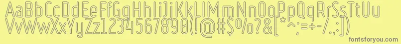 Подробнее о шрифте RulerOutlineRegular Шрифт RulerOutlineRegular – серые шрифты на жёлтом фоне