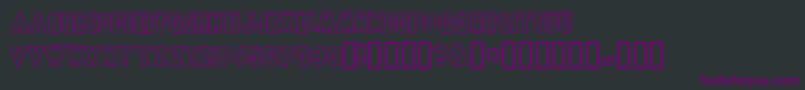 Shermlockmadstyle Font – Purple Fonts on Black Background