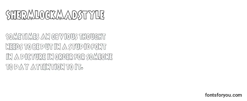 Shermlockmadstyle Font