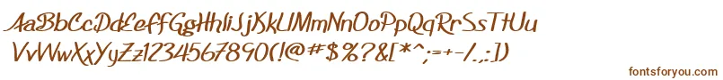 SfFoxboroScriptExtendedBold Font – Brown Fonts