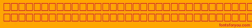 OdessascriptfwfRegular Font – Red Fonts on Orange Background