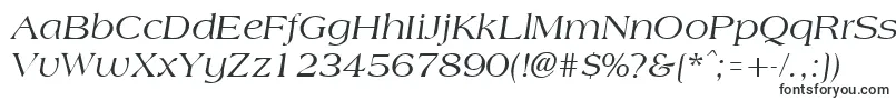 AmphionItalic-fontti – brändifontit