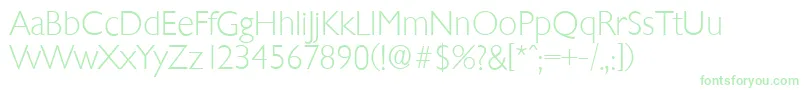 ChantillyserialXlightRegular Font – Green Fonts