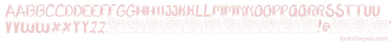 SharkFighter Font – Pink Fonts on White Background