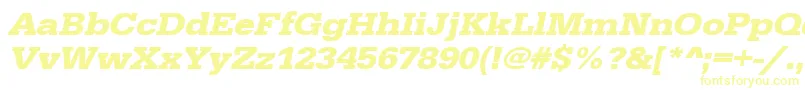 UrwegyptiennetextwidBoldOblique Font – Yellow Fonts