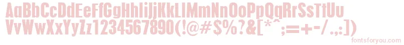 Pilsenplakat-fontti – vaaleanpunaiset fontit