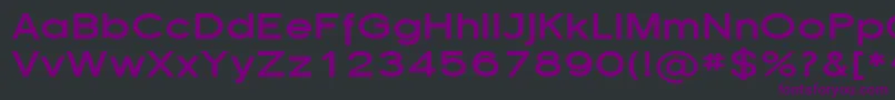 SfflorencesansexpBold Font – Purple Fonts on Black Background
