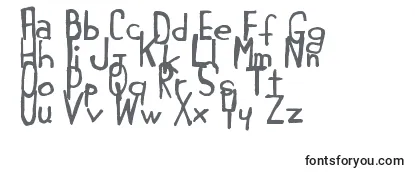 Überblick über die Schriftart Jembohands