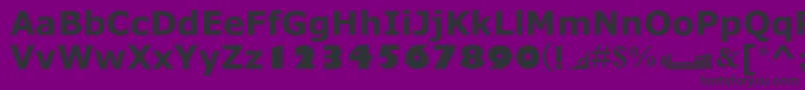 MotkenNoqtaIi Font – Black Fonts on Purple Background
