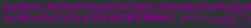 MotkenNoqtaIi Font – Purple Fonts on Black Background