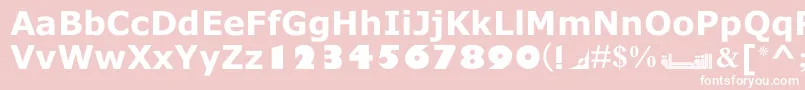 MotkenNoqtaIi Font – White Fonts on Pink Background