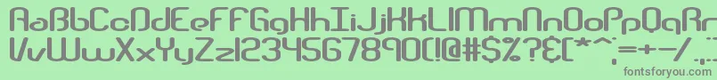 Telephas Font – Gray Fonts on Green Background