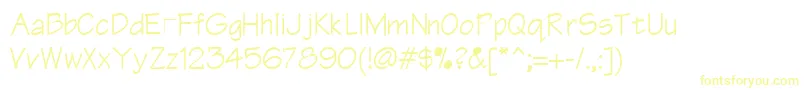 WoolkarthBoldBold Font – Yellow Fonts