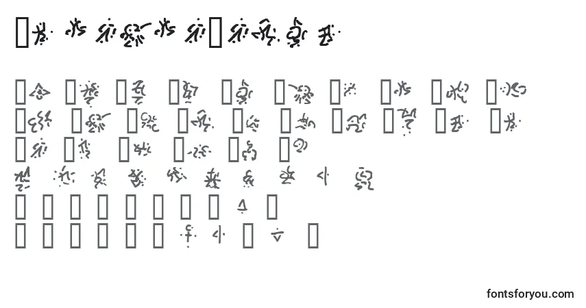 Czcionka CthulhuRunes – alfabet, cyfry, specjalne znaki