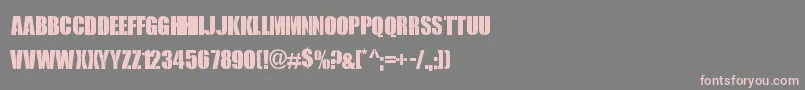RoyalRumble Font – Pink Fonts on Gray Background