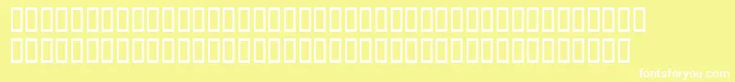 Heavenetica6Medsh Font – White Fonts on Yellow Background