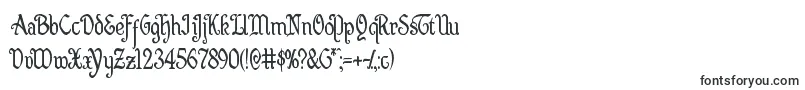 Quillswordcond Font – Fonts for Initials