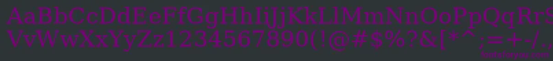 Шрифт AeArab – фиолетовые шрифты на чёрном фоне