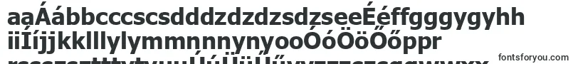 Шрифт TahomaBold – венгерские шрифты