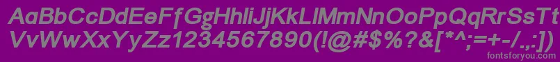 Más sobre la fuente ErUniversKoi8BoldItalic fuente ErUniversKoi8BoldItalic – Fuentes Grises Sobre Fondo Morado