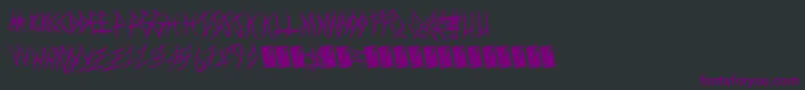 Metalshow Font – Purple Fonts on Black Background