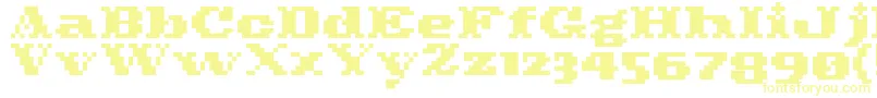 More about Pixelcowboy Font Pixelcowboy Font – Yellow Fonts on White Background