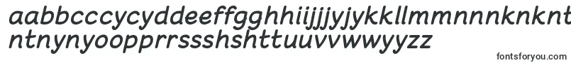 CheeronstaBoldItalic-Schriftart – ruandische Schriften