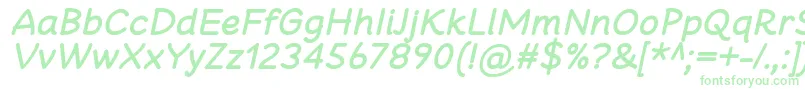 CheeronstaBoldItalic Font – Green Fonts