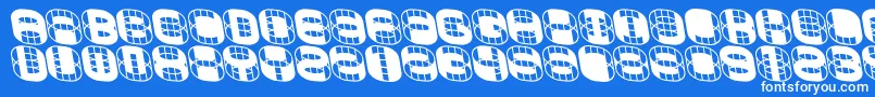 fuente Phonie ffy – Fuentes Blancas Sobre Fondo Azul
