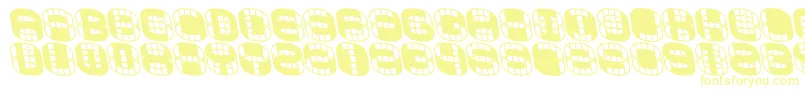 Czcionka Phonie ffy – żółte czcionki