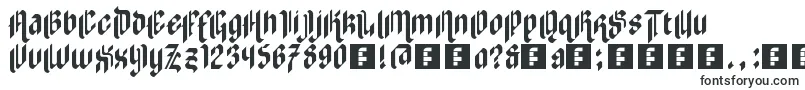 Шрифт ZilverstoneEyefs – мужские шрифты