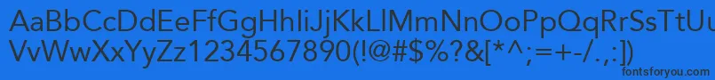 ExpoSsi Font – Black Fonts on Blue Background